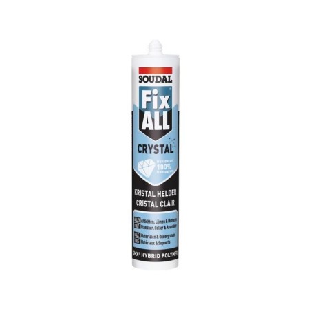 Soudal Fix All High Tack Crystal colle-mastic 290ML