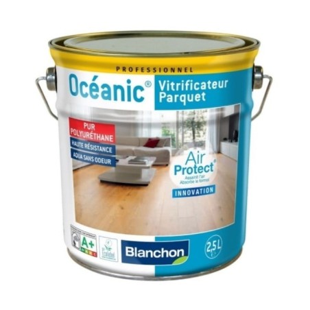 Blanchon Océanic vitrificateur de parquet Chêne Ciré 2,5L