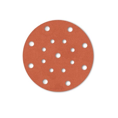 Disque abrasif P220 Ø125mm avec 9 trous /25pcs