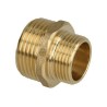 Mamelon double réduction laiton 3/8" M x 1/4" M