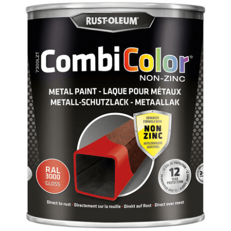 Rust-Oleum CombiColor peinture murale sans zinc jaune 750ML