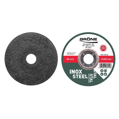 Gröne disque à tronçonner pour métal et acier T41 Ø115x1x22mm