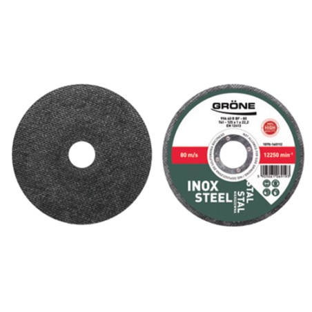 Gröne disque à tronçonner pour acier inoxydable T41 Ø115x1x22mm