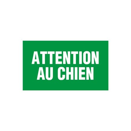 Novap panneau - attention au chien 330x200mm