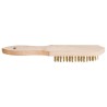 Hardy brosse métallique avec fil en laiton 5 rangées