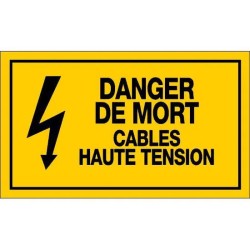 Novap panneau - danger de...