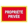 Novap panneau - propriété privée 330x200mm