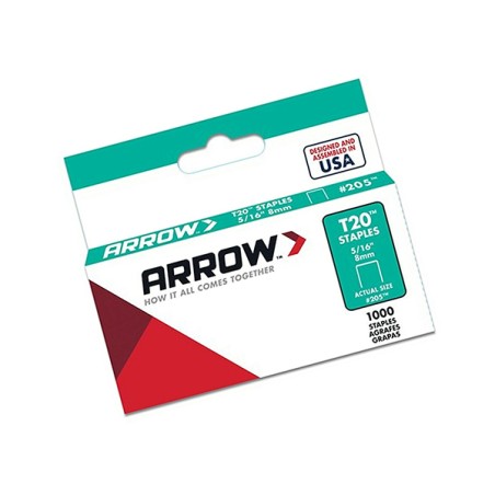 Arrow agrafes T20 8mm 1000pcs